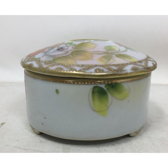 Vintage Hat Pin Holder, Trinket Dish & Hair Receiver Dish - Picture 13 of 15